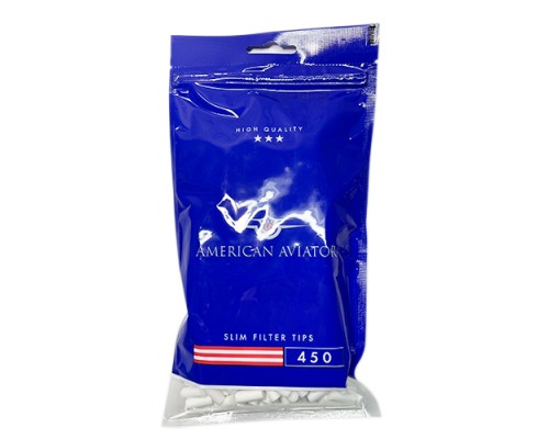 Фильтры для самокруток American Aviator Slim 6/15мм (450) Фильтры для самокруток American Aviator Slim 6/15мм (450)