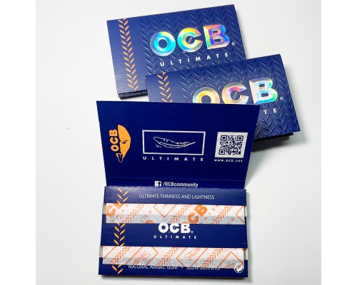 Бумага сигаретная OCB Double Ultimate 100 листов Бумага сигаретная OCB Double Ultimate 100 листов