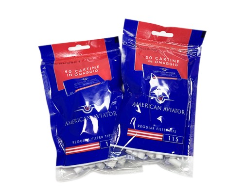 Фильтры для самокруток American Aviator 8/15мм с бумагой в подарок (115) Фильтры для самокруток American Aviator 8/15мм с бумагой в подарок (115)