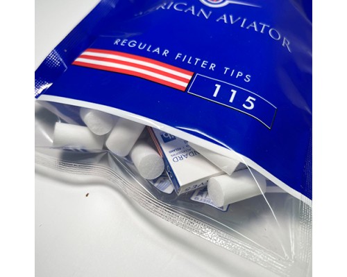 Фильтры для самокруток American Aviator 8/15мм с бумагой в подарок (115) Фильтры для самокруток American Aviator 8/15мм с бумагой в подарок (115)