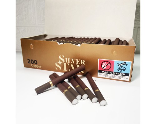 Гильзы для табака "SILVER STAR Copper Filter 8,1/15мм Гильзы для табака "SILVER STAR Copper Filter 8,1/15мм