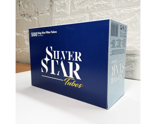 Гильзы для табака "SILVER STAR King Size filter 84мм/15мм/8,1мм" (500)