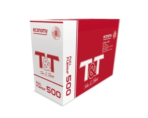 Гильзы для табака "T&T Economy Full Flavour 500 Regular Filter 8,1/15мм Гильзы для табака "T&T Economy Full Flavour 500 Regular Filter 8,1/15мм